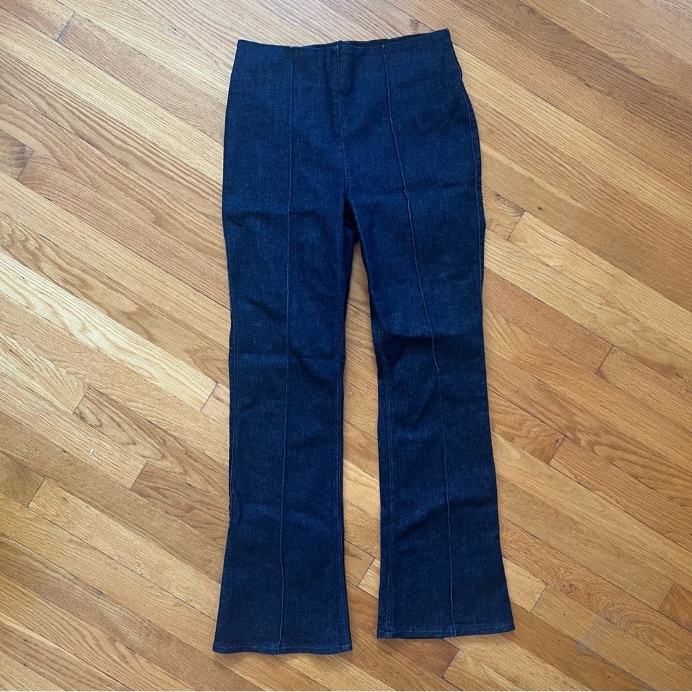 Spanx Zero Waistband Micro Flare Jeans Medium - Picture 6 of 8
